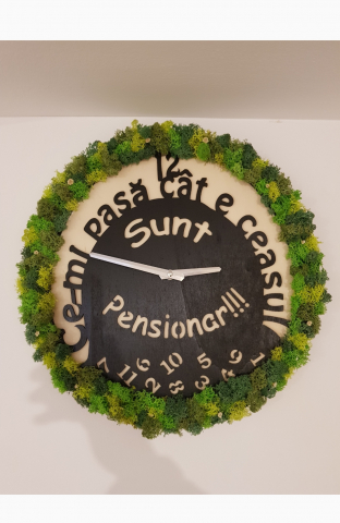 Ceas personalizat - Ceas personalizat cu licheni