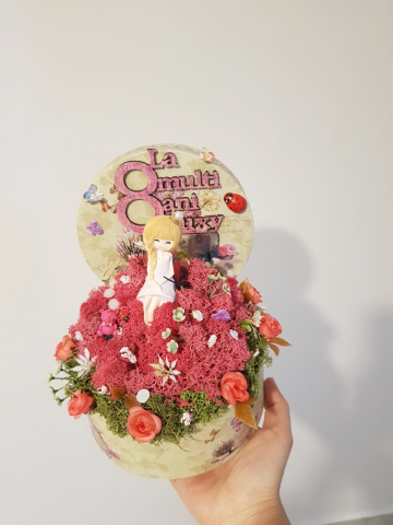 Produse gravate cu licheni - Cutie personalizata cu licheni