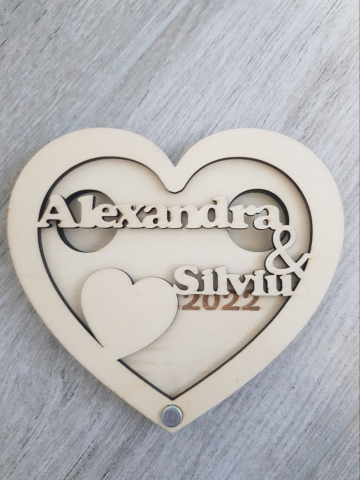 Cutie verighete personalizata - Cutie verigheta personalizata