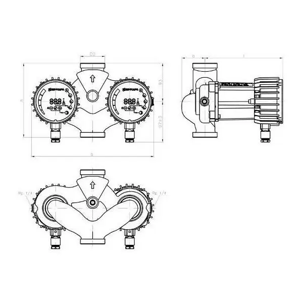 Pompa circulatie IMP-PUMPS NMTD SMART 32 /40 -180 [2]