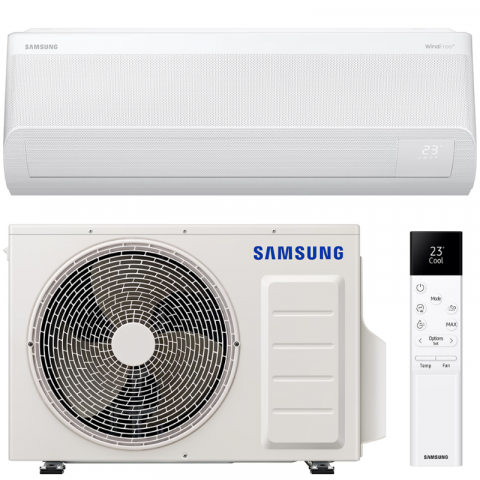 9000 BTU - Aparat aer conditionat Samsung WindFree Avant, 9000 BTU, Clasa A+++, control WiFi, flux de aer fara curent, confort maxim
