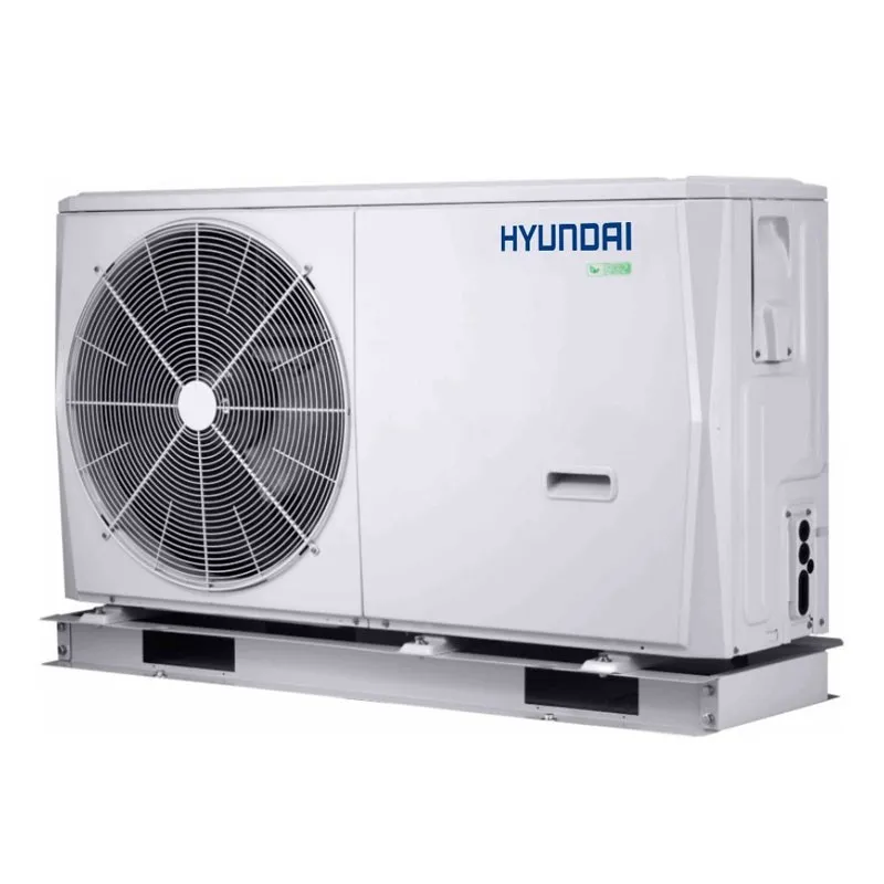 6 kW - Pompa de caldura aer-apa pentru incalzire si racire Hyundai 6 kW, monobloc, monofazata, cu booster electric 3 kW, agent frigorific R32, clasa energetica A+++