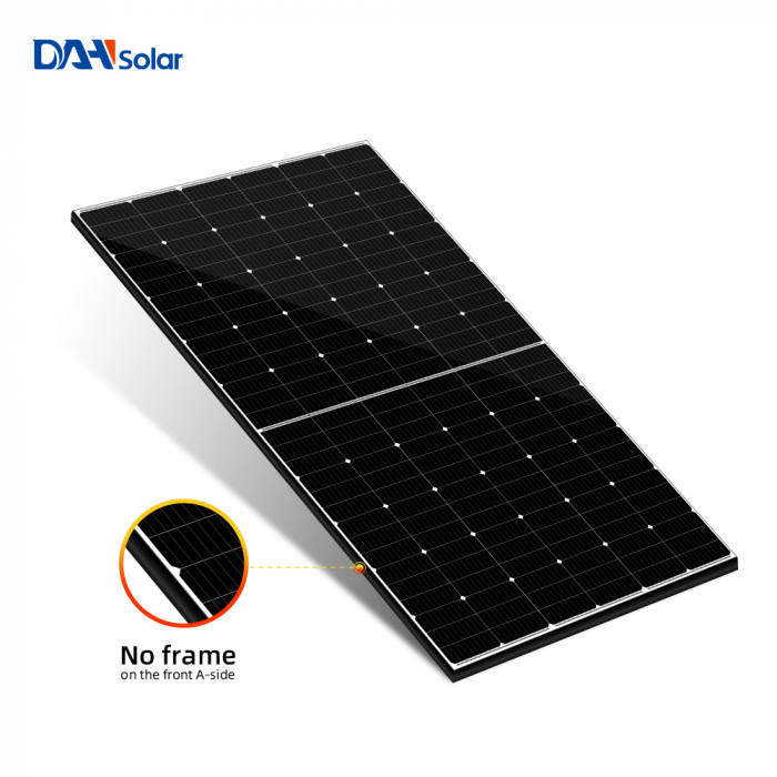 Panou solar monocristalin DAH Solar 1/3 cut cell, IP68, Pmax=460W, full screen, black frame [3]