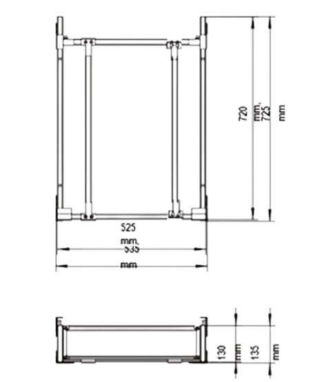 Rack deschis multi-nivel pentru sisteme mari de pana la 8 baterii E-BOX 48100R [2]
