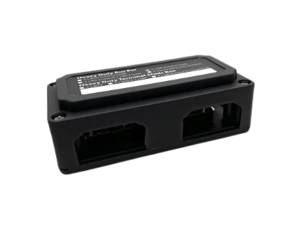 Siteme inteligente de stocare - Bara de conexiuni (bus-bar) cabluri de baterii pentru E-Box-48100R, 2P, 48V, 300A, 6 șuruburi de conexiune, cu capac