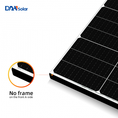 Panou solar monocristalin DAH Solar 1/3 cut cell, IP68, Pmax=460W, full screen, black frame [3]