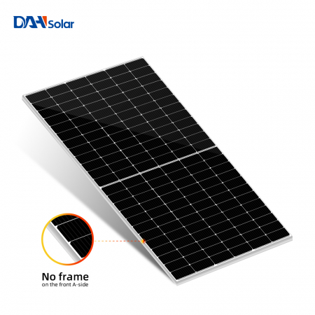 Panou solar monocristalin DAH Solar 1/3 cut cell, IP68, Pmax=550 W, full screen, black frame [4]