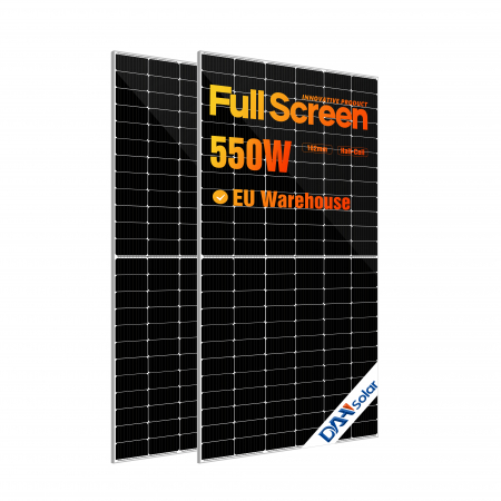 Panou solar monocristalin DAH Solar 1/3 cut cell, IP68, Pmax=550 W, full screen, black frame [1]