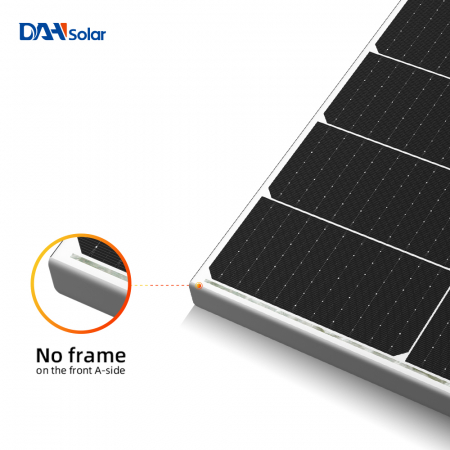Panou solar monocristalin DAH Solar 1/3 cut cell, IP68, Pmax=550 W, full screen, black frame [3]