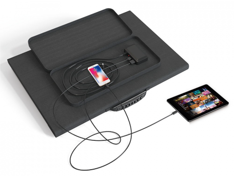 Panouri fotovoltaice - Panou solar portabil Ecox SP120, 120W, compatibil cu statiile de incarcare Ecox Pytes