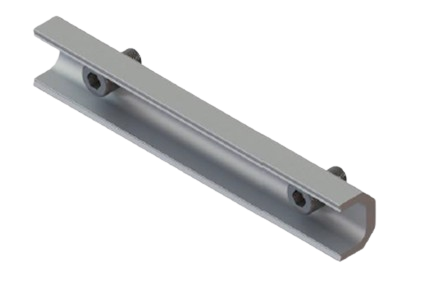 Suporti panouri fotovoltaice - Piesa imbinare sina aluminu RJ-04, L=150 mm