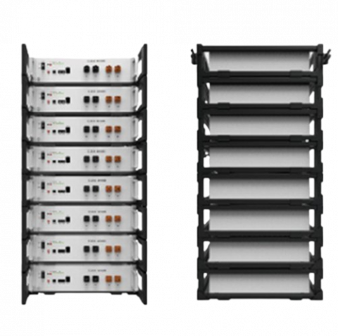 Siteme inteligente de stocare - Rack deschis multi-nivel pentru sisteme mari de pana la 8 baterii E-BOX 48100R