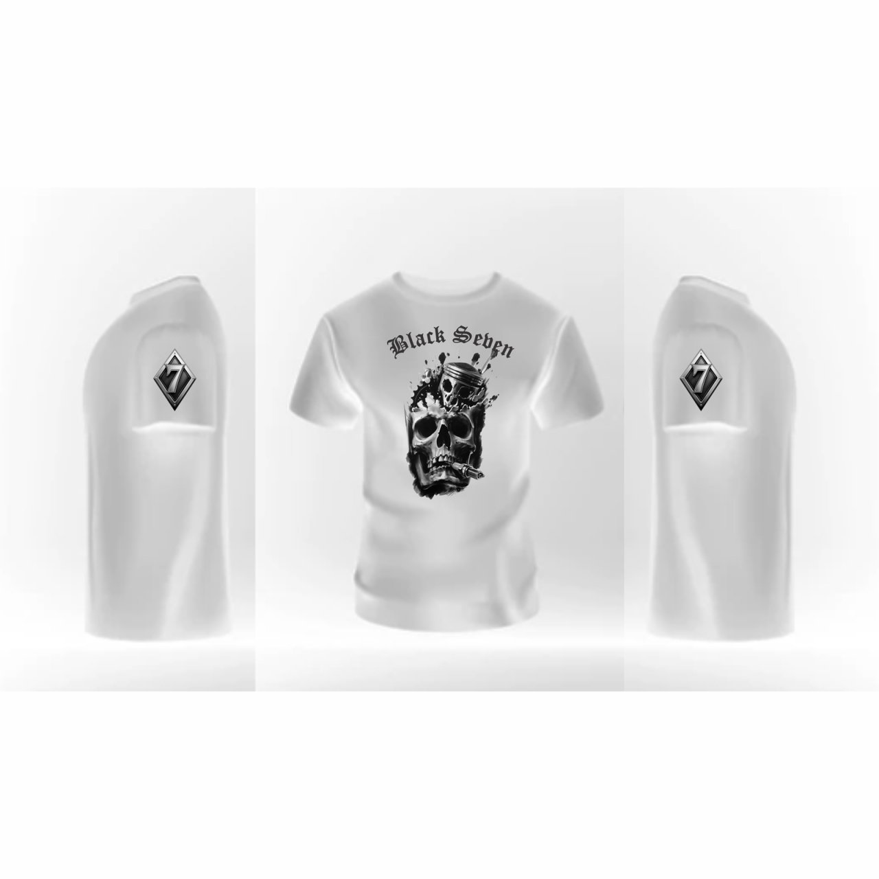 Tricou Black Seven Alb 04 [1]