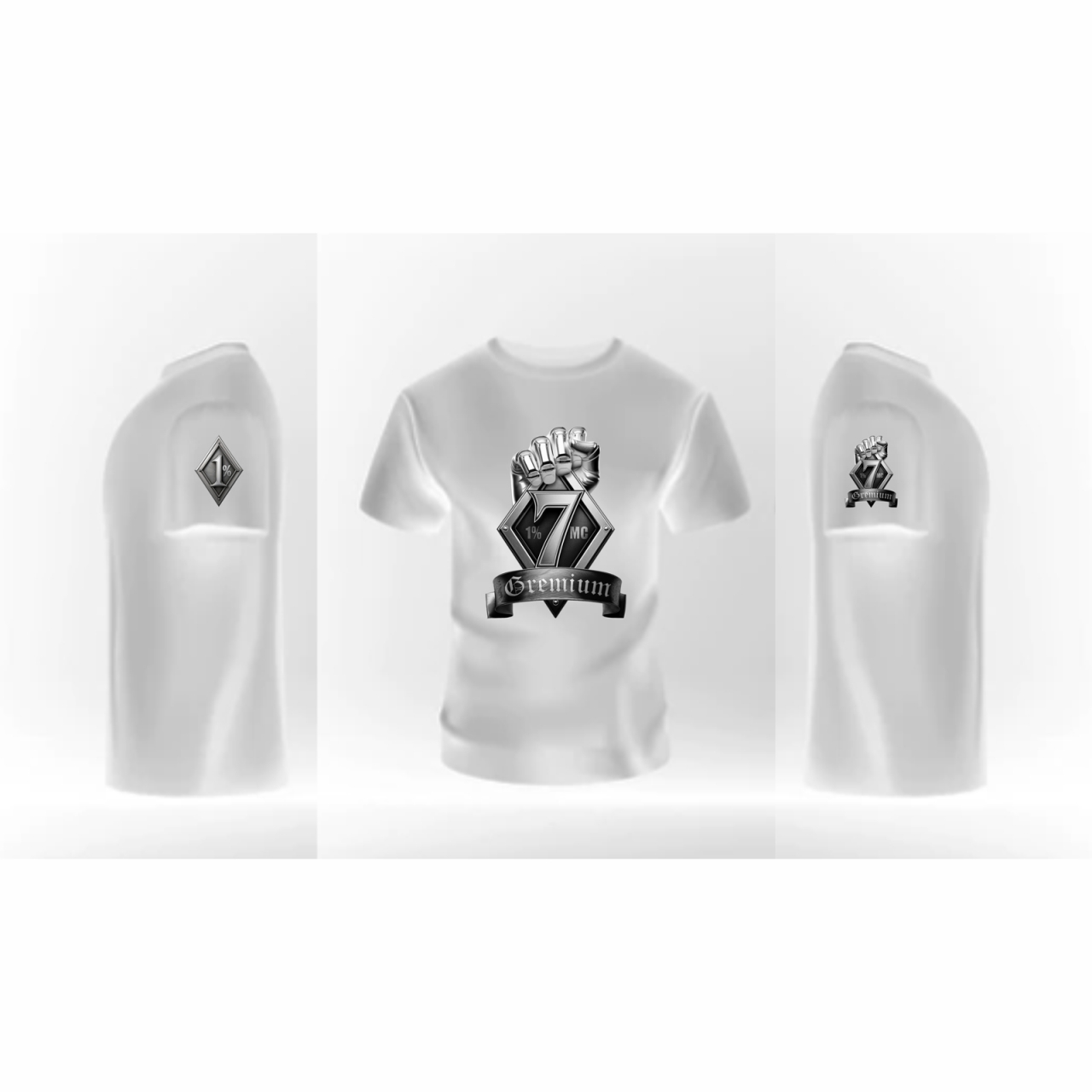 Tricou Gremium Alb 02 [1]