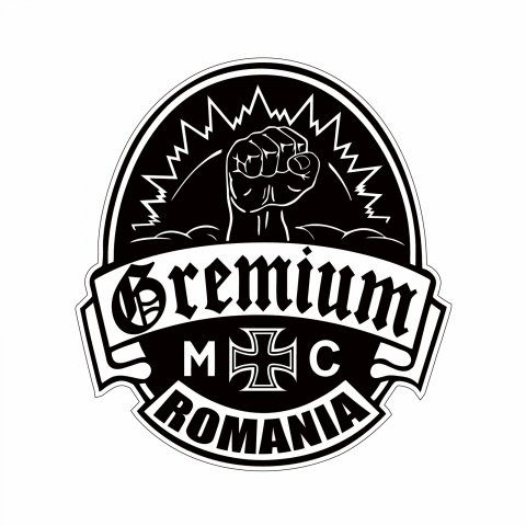 Sticker - Autocolant Gremium 9x10cm