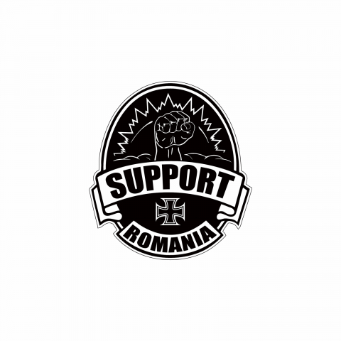 Sticker - Autocolant Support 6.5x7cm