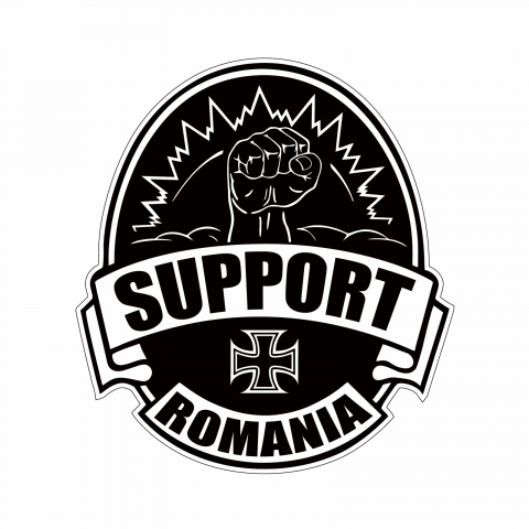 Sticker - Autocolant Support 9x10cm