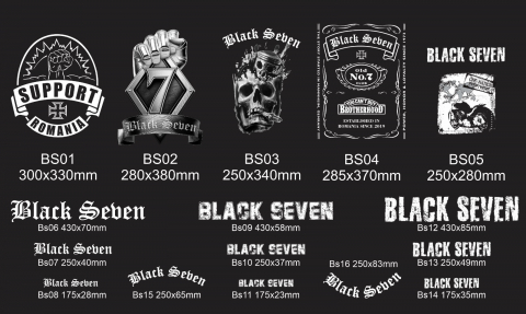 Sticker - Element Personalizare Black Seven