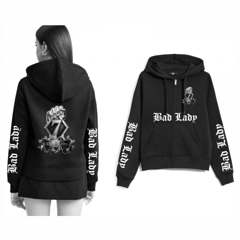 Hanorac - Hanorac Bad Lady cu fermoar