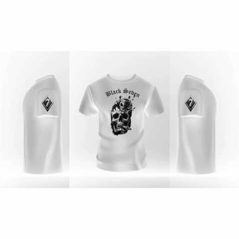 Tricou - Tricou Black Seven Alb 04