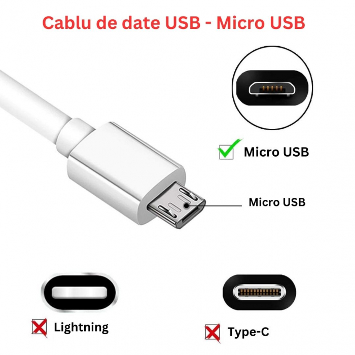 Cablu USB la MicroUSB 2A - GsmX [5]