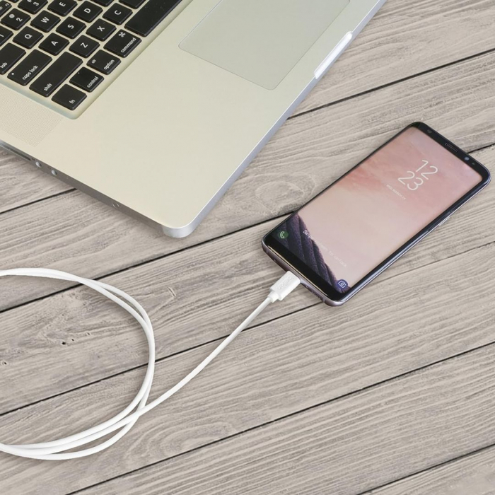 Cablu Alimentare și Date 2 în 1 USB A la MicroUSB + Lightning [3]