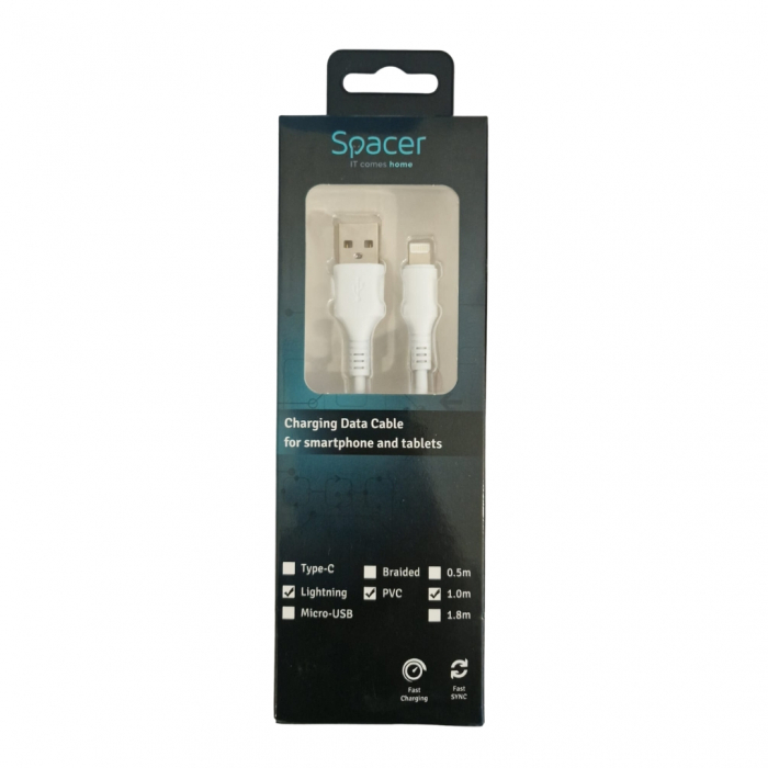Cablu USB la Lightning 2.1A - Spacer [6]