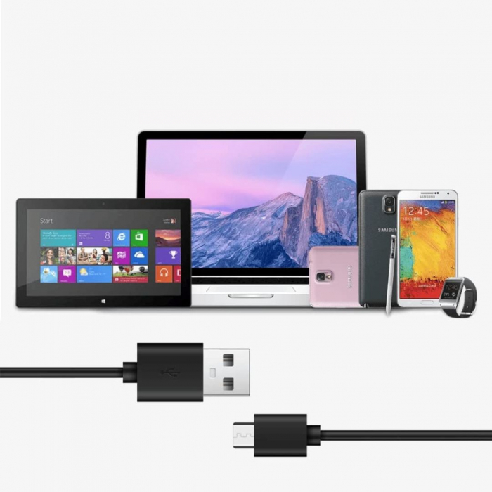 Cablu USB la MicroUSB 2.1A - Spacer [4]