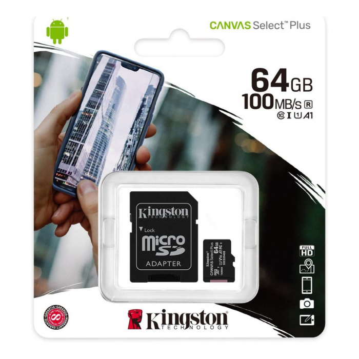 Card de Memorie MicroSDXC 64GB - Kingston [2]