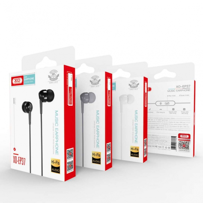 Casti Audio cu Fir și Microfon XO-EP37 [2]