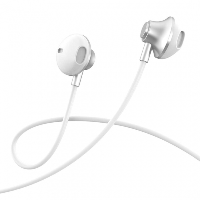 Casti Audio cu Fir și Microfon pentru iPhone - Alb [3]