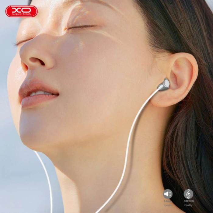 Casti Audio cu Fir și Microfon pentru iPhone - Alb [5]