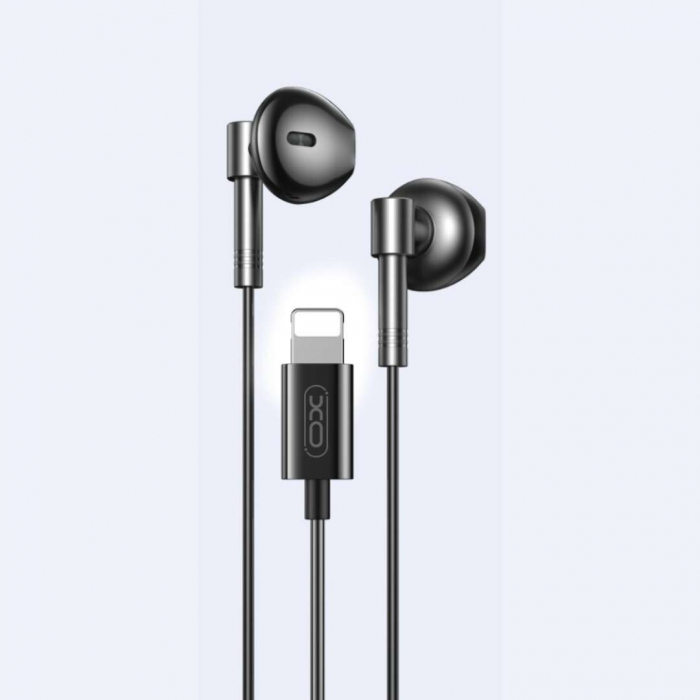 Casti Audio cu Fir și Microfon pentru iPhone - Negru [5]
