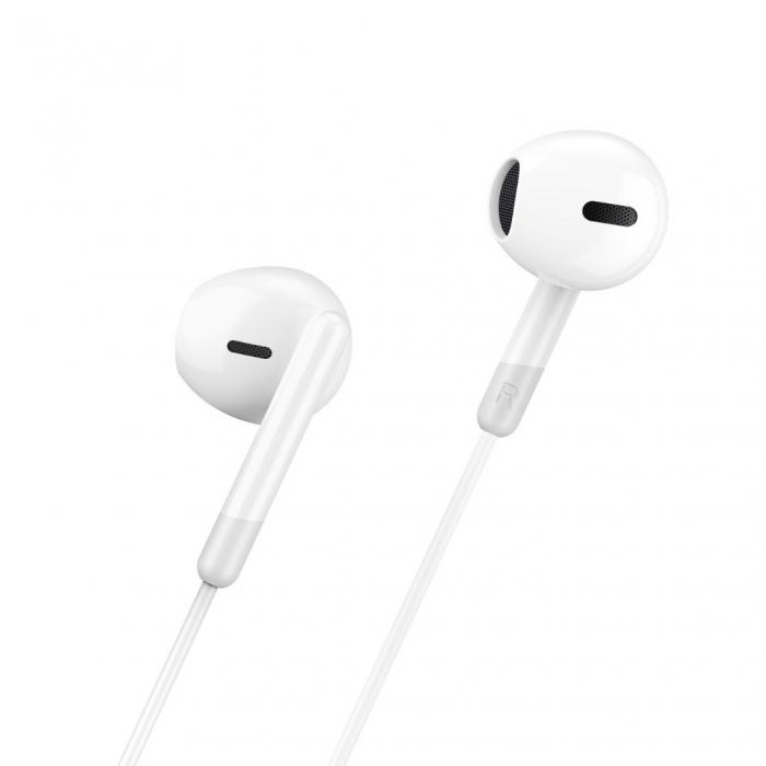 Casti audio cu fir si microfon, mufa Type-C - WIWU EB314 - Alb [3]