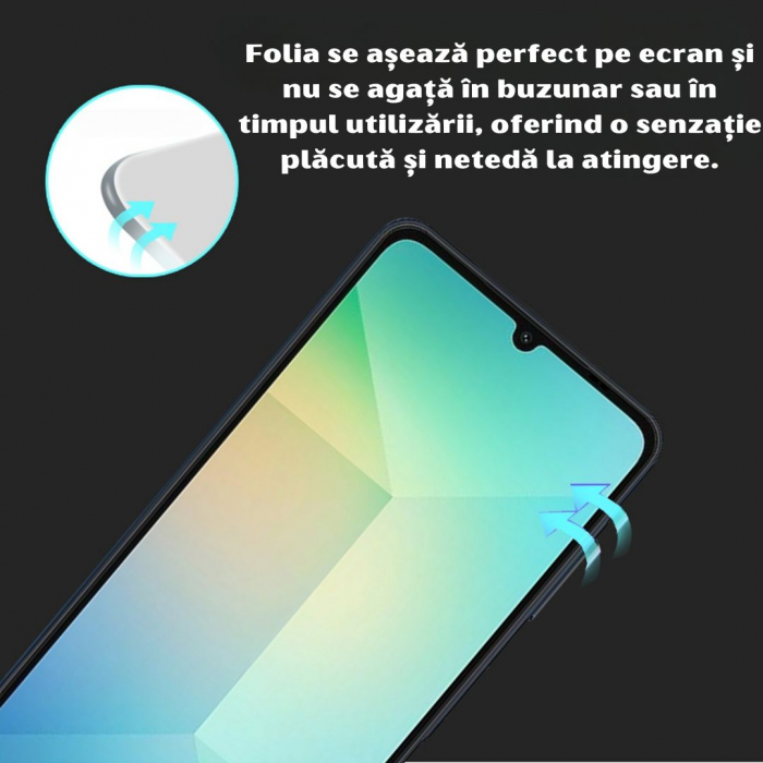 Set 2 Folii de Sticla Transparente pentru Samsung Galaxy A07 - Full Glue - Kit Montare Inclus - ZetGSM [5]