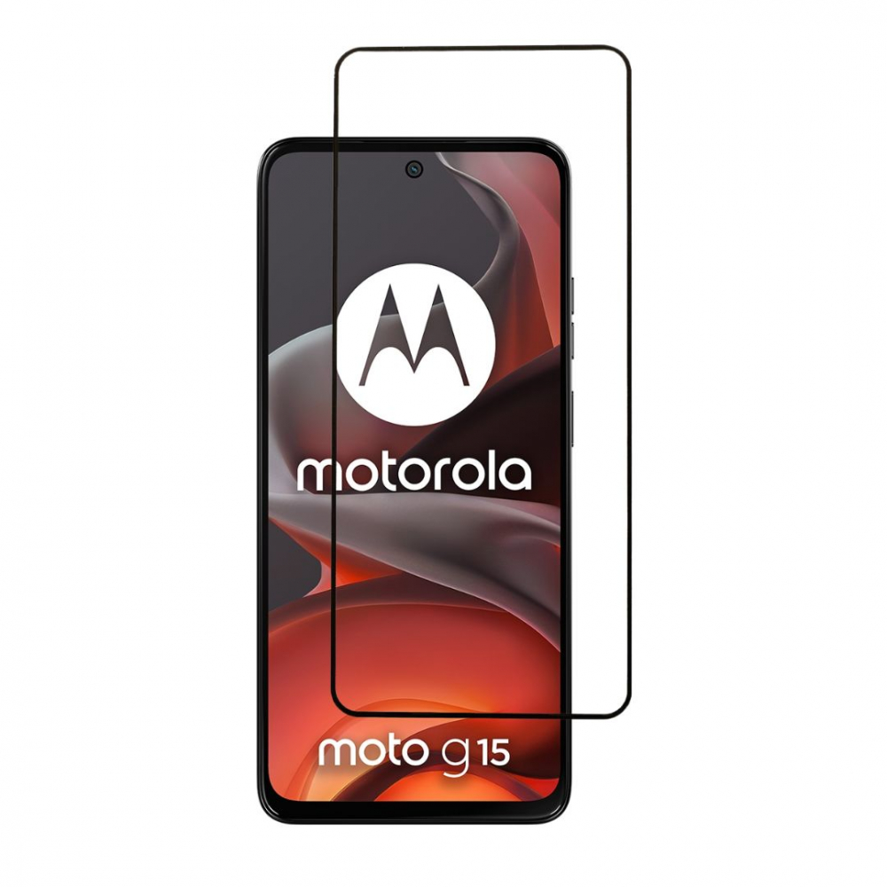 Folie de Protectie din Sticla securizata pentru Motorola Moto G15 cu Kit Montare Inclus, Claritate Ultra HD, Adeziv pe toata suprafata, Protectie Anti-Zgarieturi si Socuri [1]