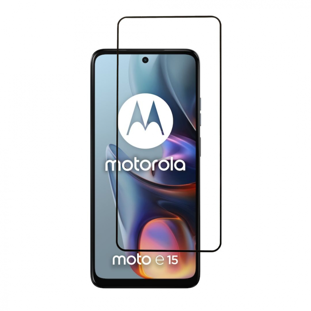 Folie de Protectie din Sticla securizata pentru Motorola Moto E15 cu Kit Montare Inclus, Claritate Ultra HD, Adeziv pe toata suprafata, Protectie Anti-Zgarieturi si Socuri [1]