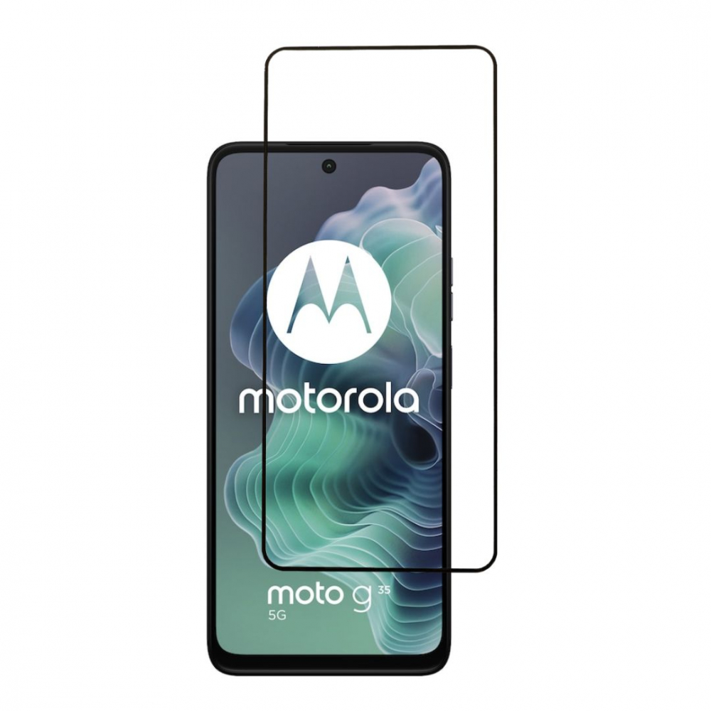 Folie de Protectie din Sticla securizata pentru Motorola Moto G35 cu Kit Montare Inclus, Claritate Ultra HD, Adeziv pe toata suprafata, Protectie Anti-Zgarieturi si Socuri [1]