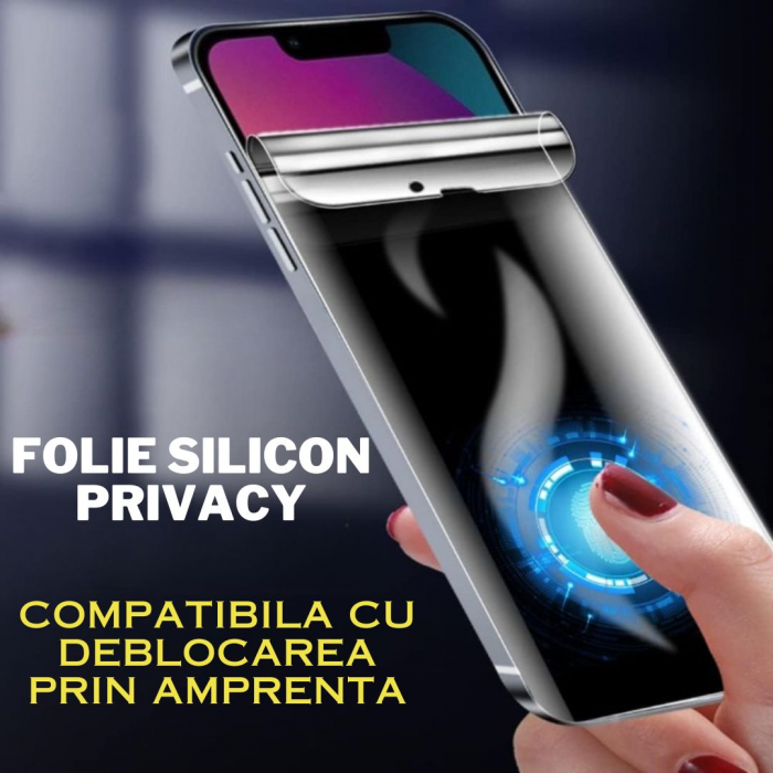 Folie Silicon Privacy - Mată - 190 Microni [3]