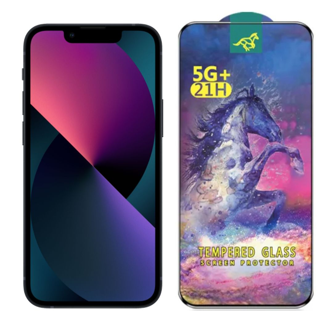 Set 2 Folii de Sticla Securizata Transparente pentru iPhone 14 cu Kit Montare Inclus - Adeziv pe toata suprafata - ZetGSM [2]