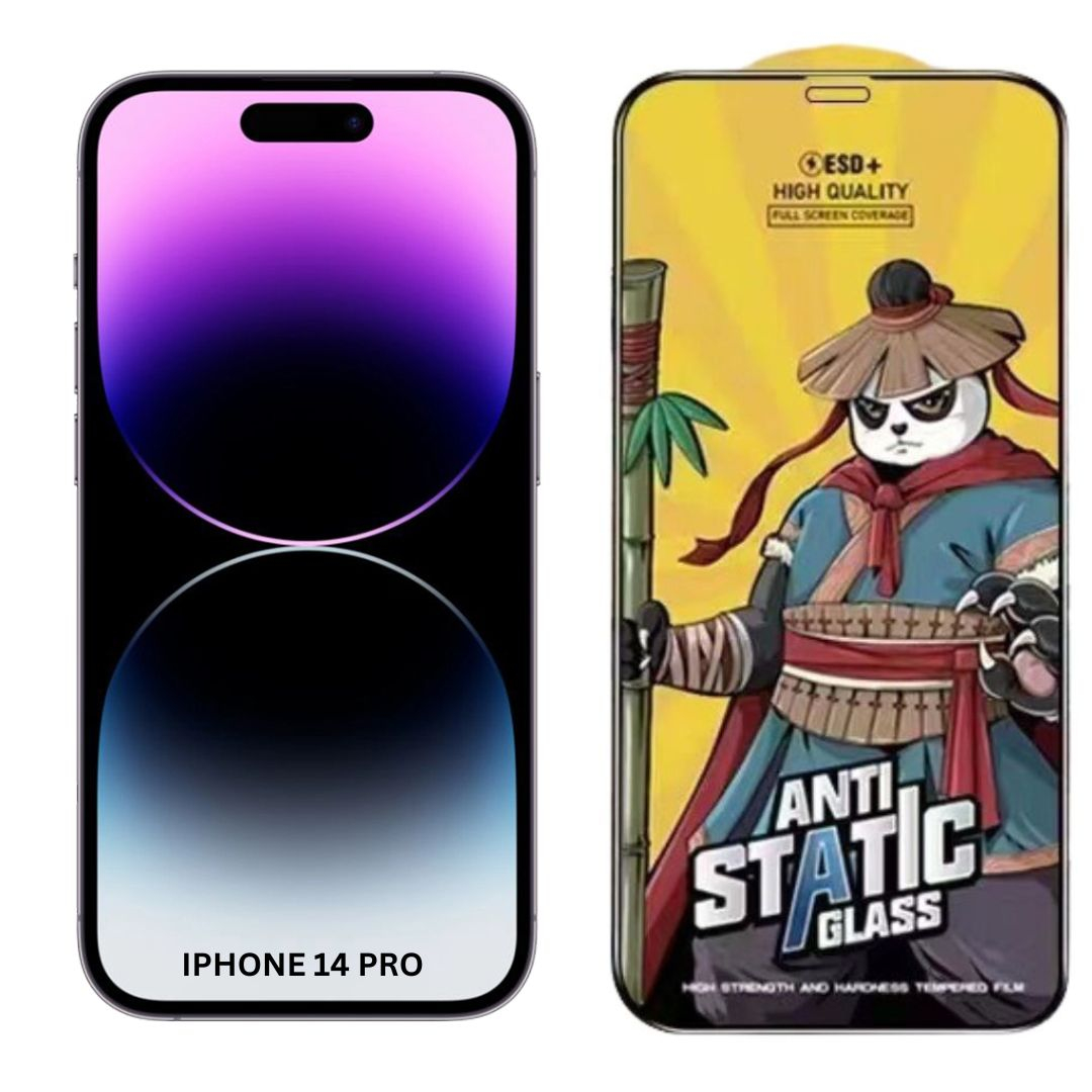 Set 2 Folii de Sticla Securizata Transparente pentru iPhone 14 Pro cu Kit Montare Inclus - Adeziv pe toata suprafata - ZetGSM [2]