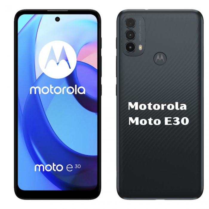 Folie sticla pentru Motorola Moto E30 -  Full glue [2]