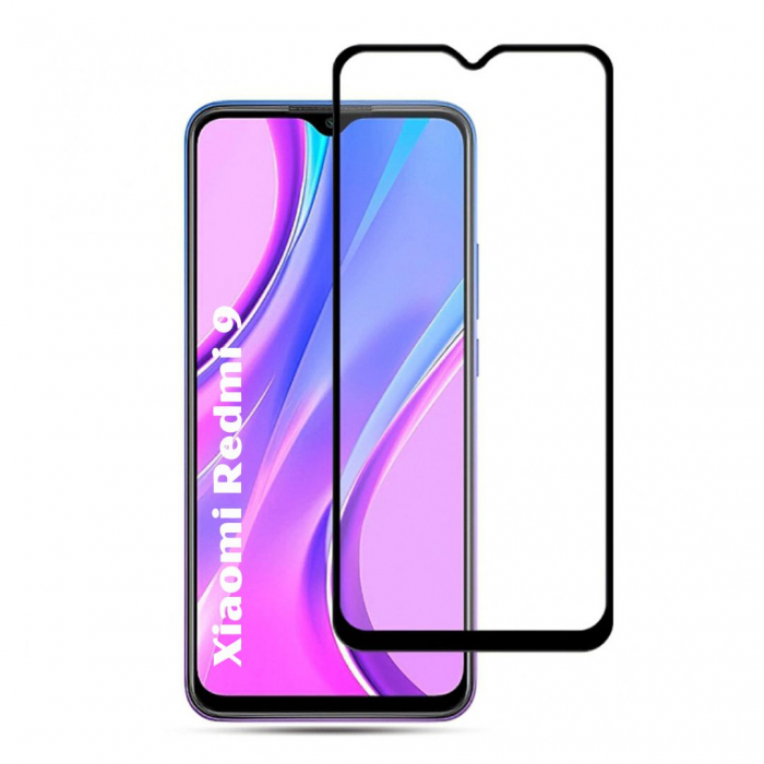 Folie Sticlă Full Glue 99H pentru Xiaomi Redmi 9 [2]