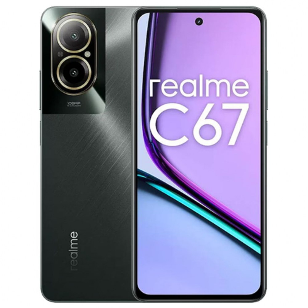 Folie sticla privacy compatibila cu REALME C67 [2]