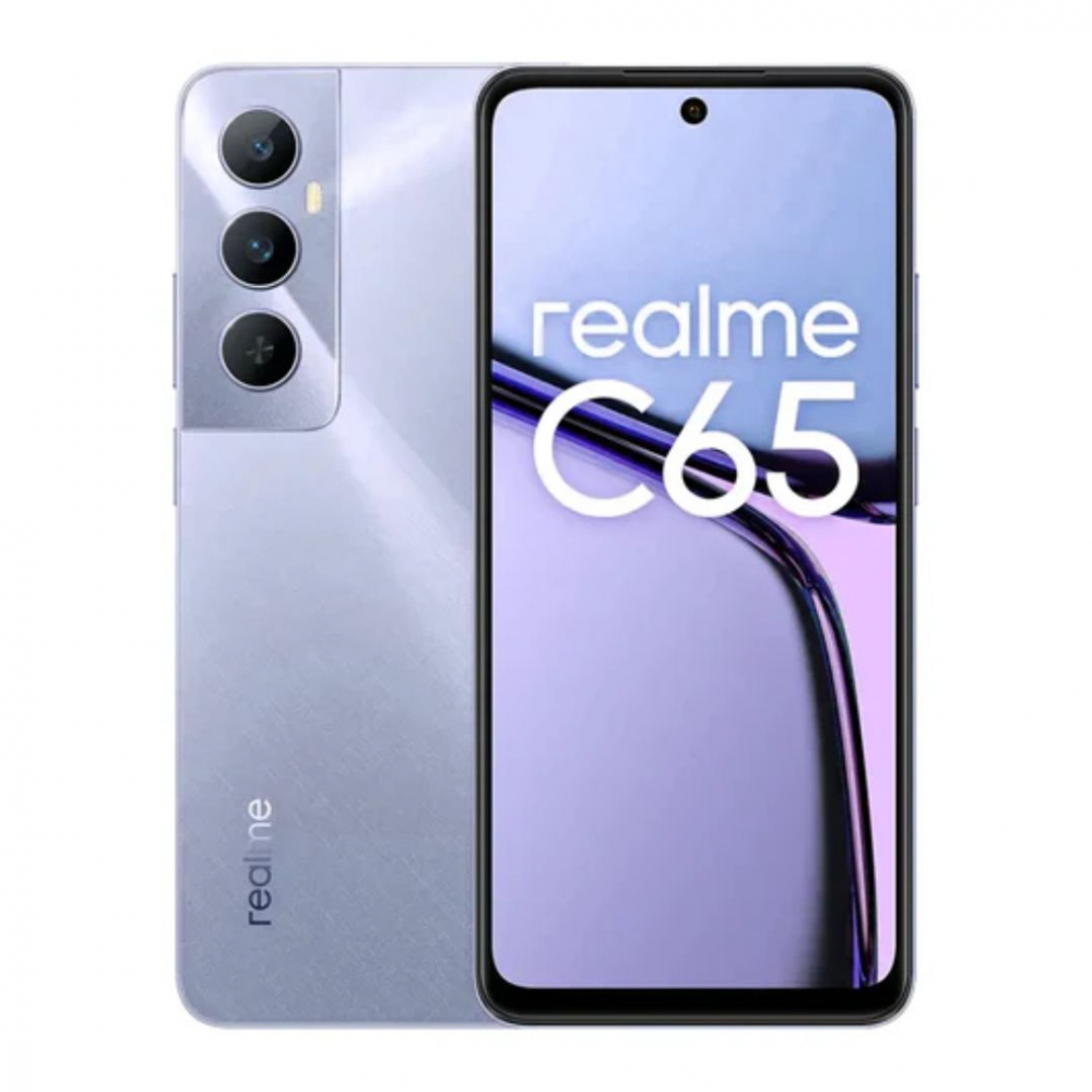 Folie sticla privacy compatibila cu REALME C65 [2]