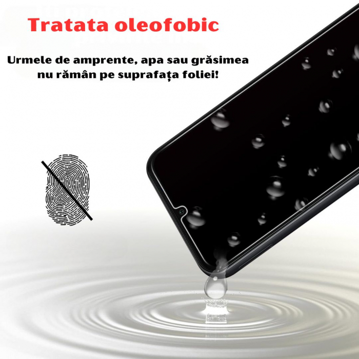 Set 2 Folii de Sticla Privacy pentru Samsung Galaxy A14 4G / A14 5G - Full Glue - Kit Montare Inclus [3]