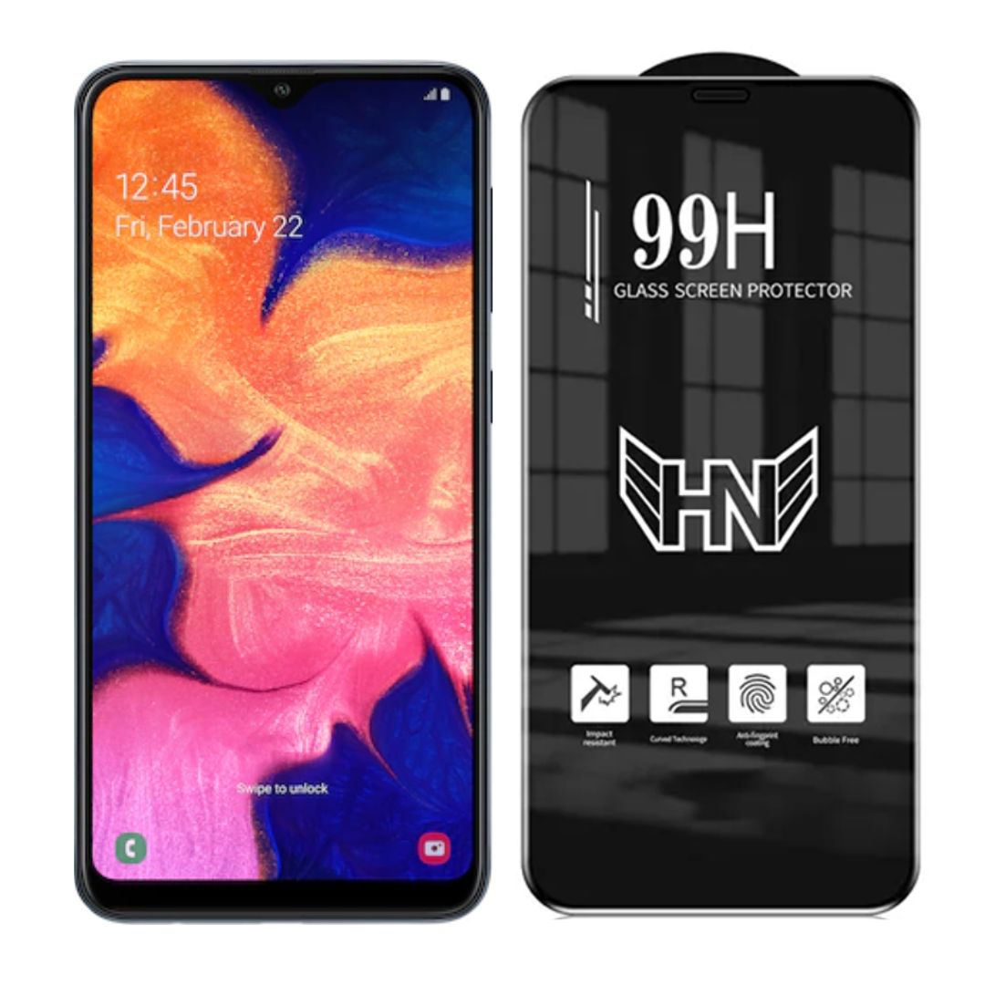 Set 2 Folii de Sticla Transparente Premium pentru Samsung Galaxy A10 - Full Glue - Kit Montare Inclus [4]