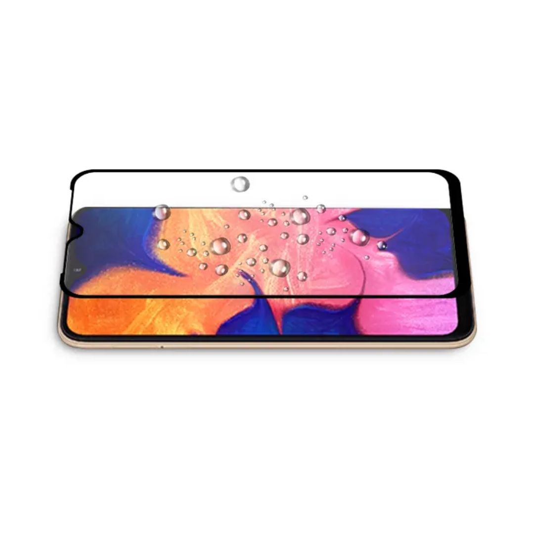 Set 2 Folii de Sticla Transparente Premium pentru Samsung Galaxy A10 - Full Glue - Kit Montare Inclus [3]