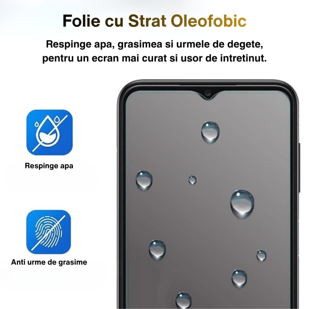 Folie sticla securizata privacy pentru Honor X5c Plus cu Kit Montare Inclus pentru Aplicare Rapida si Usoara [5]