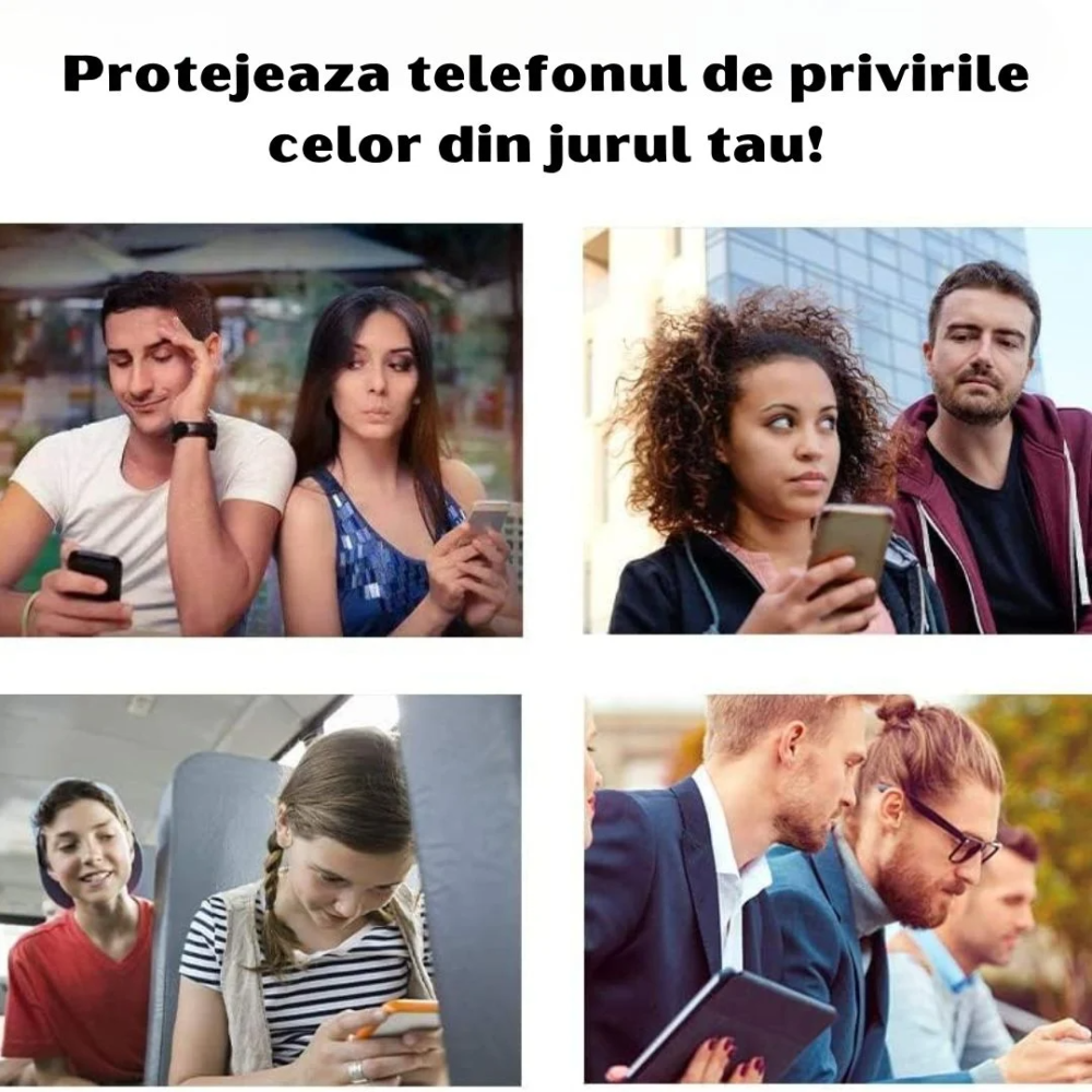 Folie sticla securizata privacy pentru Iphone 17 Air cu Kit Montare Inclus pentru Aplicare Rapida si Usoara [6]